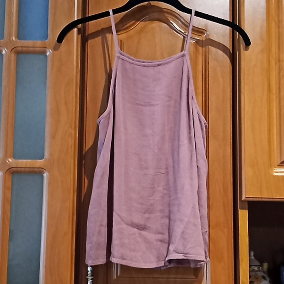 Charlotte Russe Small Spaghetti Strap Blouse. Dark Rose. - Picture 11 of 13